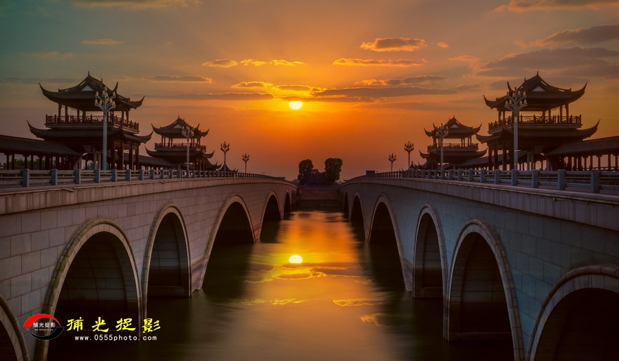 双桥夕照 汪惠惠.jpg