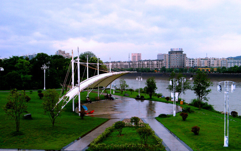 滨江小景